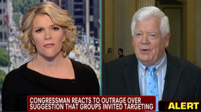 Rep. Jim McDermott (D-Wash.), speaks to Fox News' Megyn Kelly on 