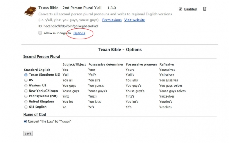 John Dyer's Texas Bible Plugin