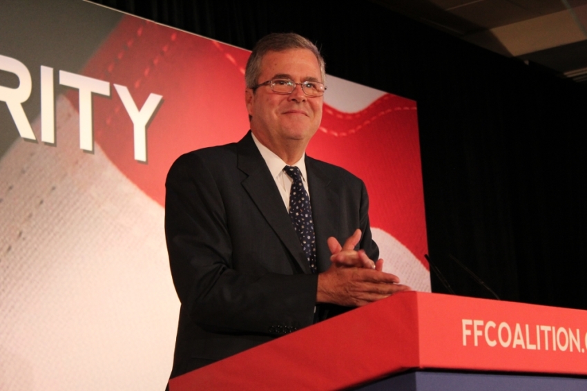 Former Florida Governor Jeb Bush speaking at Faith & Freedom Coalition's