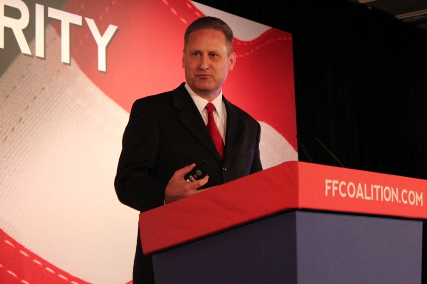 Steve Green, president of Hobby Lobby, speaking at Faith & Freedom Coalition's 