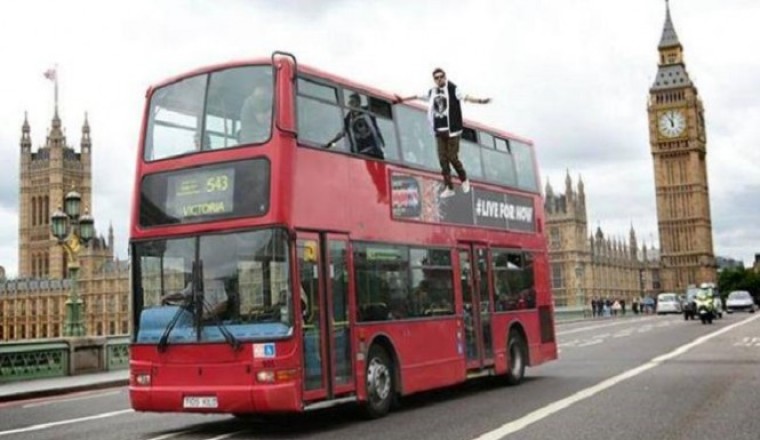 Levitating magician