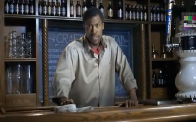 Screenshot from the Samuel Adams Boston Lager commercial "Independence," which has received criticism because it omits a reference to "God" from the Declaration of Independence.