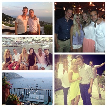 Lauren Scruggs and Jason Kennedy pose together in vacation photos