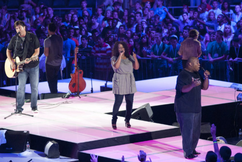 Youth gather for worship at the Assemblies of God (U.S.) 54th General Council in 2011 in Phoenix, Arizona.