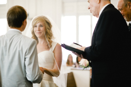Hannah embraces her husband James on their wedding day. Hannah's recent article,