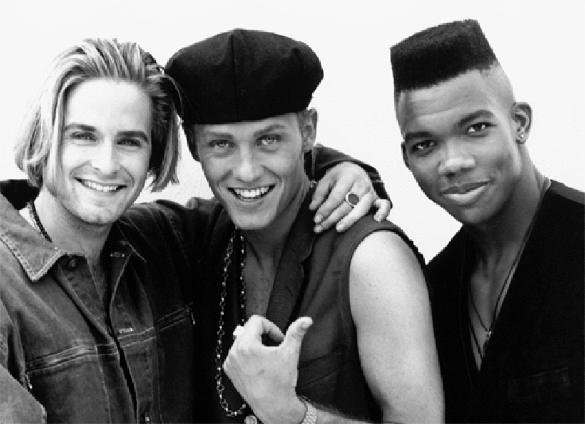 DC Talk photo from their album "Free At Last."