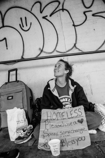 Faceless Project aims to bring awareness to NYC's homeless by giving them a