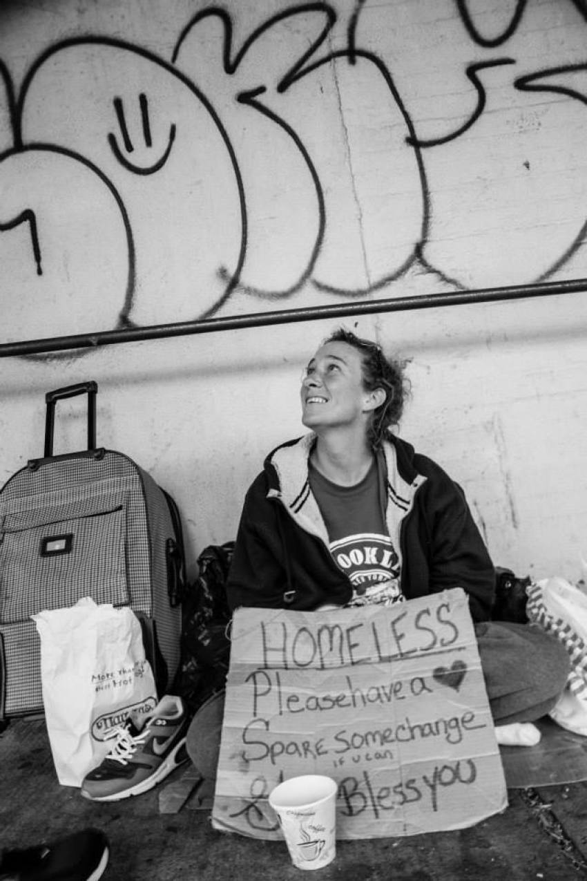 Faceless Project aims to bring awareness to NYC's homeless by giving them a