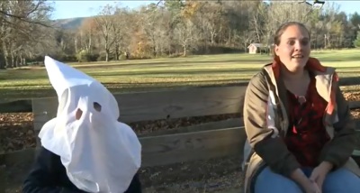 A Virginia mother defended her seven-year-old son's Ku Klux Klan Halloween costume as 'family tradition.'