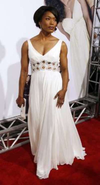 Cast member Angela Bassett poses at the premiere of the film