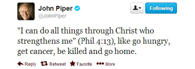 John Piper Tweet
