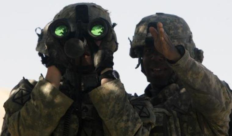 U.S. Army servicemen in Afghanistan