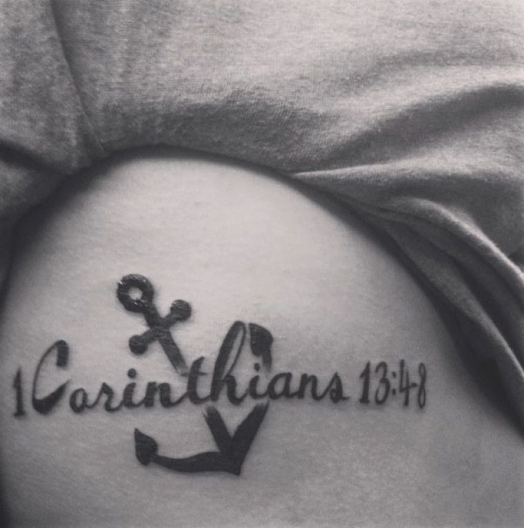 1 Cor 13 tattoo