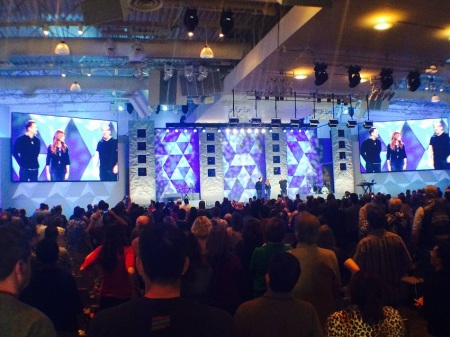 Hundreds of Southern California pastors attend advance screening of "Son of God" movie, Feb. 2, 2014.