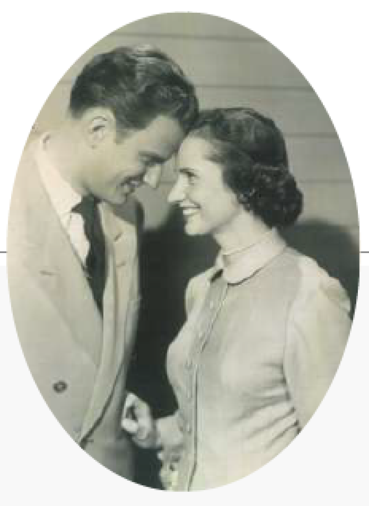 Ruth and Billy Graham Smiling at Each Other
