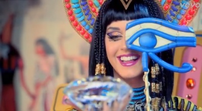 Katy Perry in her new music video 'Dark Horse'