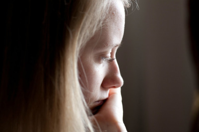 woman in thought