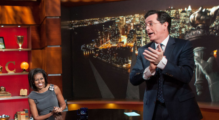 Stephen Colbert, Michelle Obama