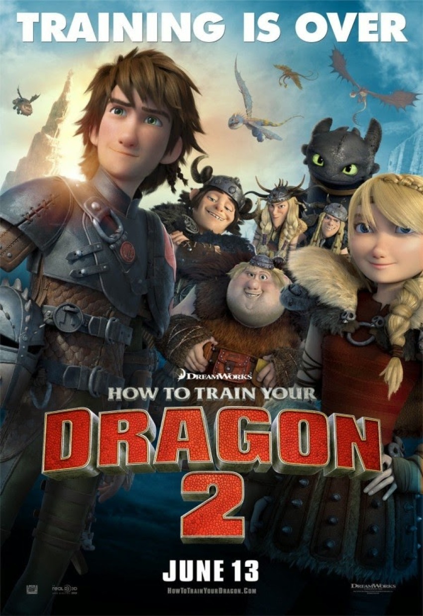 The poster for "How To Train Your Dragon 2," which will be released June 13, 2014.