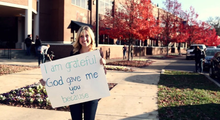 Christian College Students Sing God Gave Me You To Thank