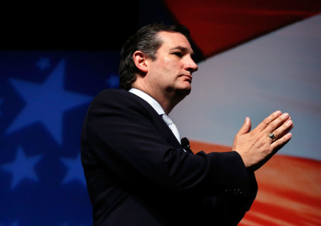 Senator Ted Cruz (R-TX) delivers remarks at the Faith & Freedom Coalition "Road to Majority" policy conference in Washington, June 19, 2014.