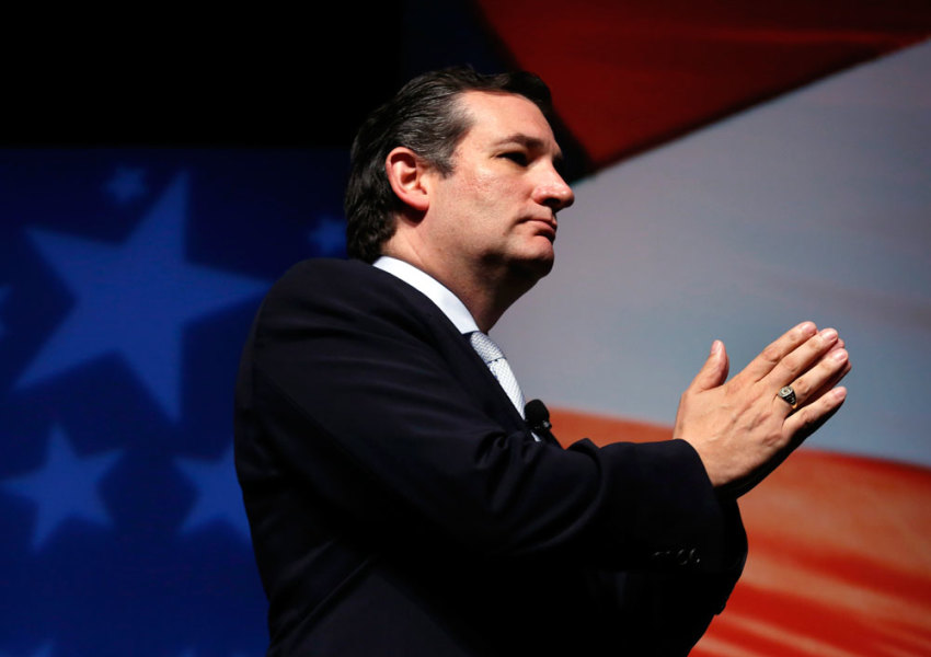 Senator Ted Cruz (R-TX) delivers remarks at the Faith & Freedom Coalition "Road to Majority" policy conference in Washington, June 19, 2014.