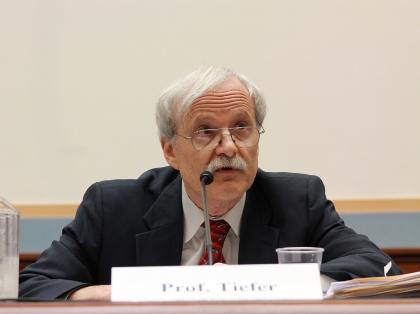 Charles Tiefer, professor at University of Baltimore School of Law, testifying before House Committee on the Judiciary on July 30, 2014.