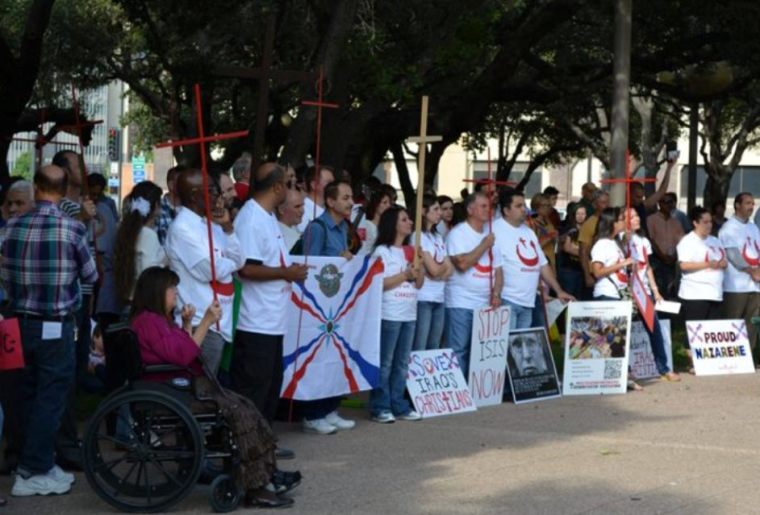 Rally in support of persecuted Christians in Iraq