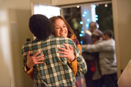 Reese Witherspoon and Emmanuel Jal in "The Good Lie."