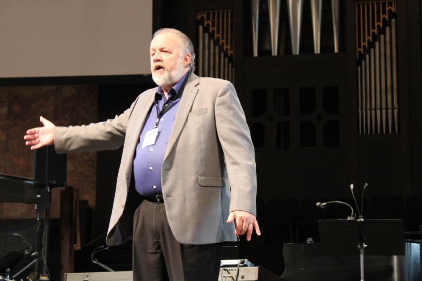 Gary Habermas, distinguished research professor and chair of the Department of Philosophy and Theology at Liberty University and visiting professor at Southern Evangelical Seminary, presenting on