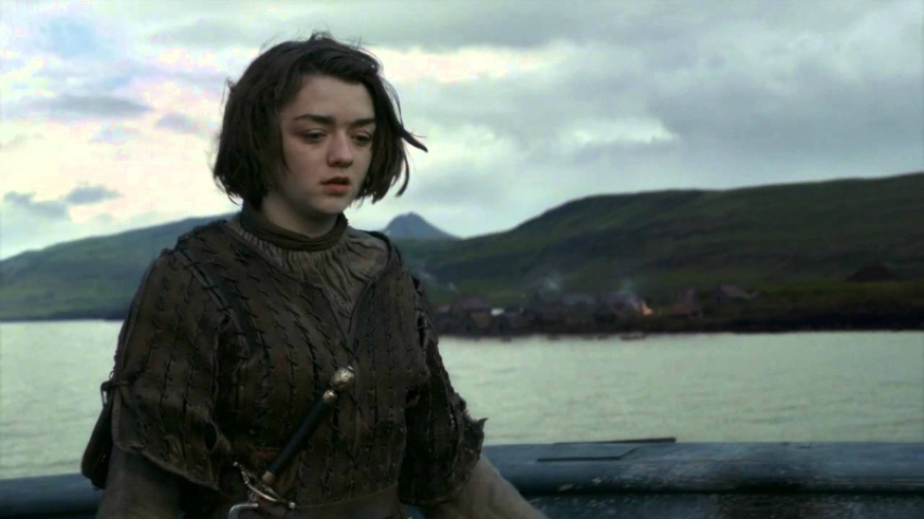 Maisie Williams as Arya Stark in HBO's