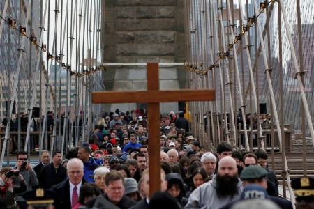 People participate in the 19th annual 