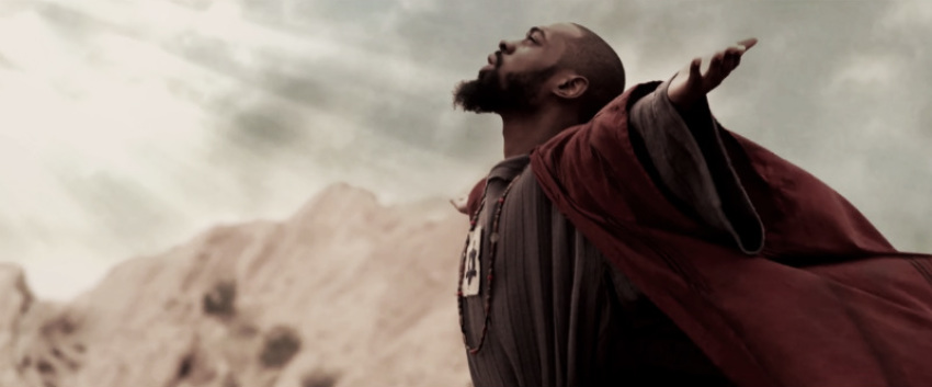 Recording artist Mali Music appears as Jesus Christ in the new musical motion picture "Revival! The Experience."