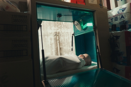 Scene from the film, "The Drop Box."