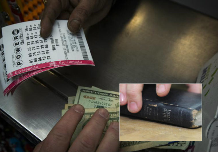 Bible Lottery tickets