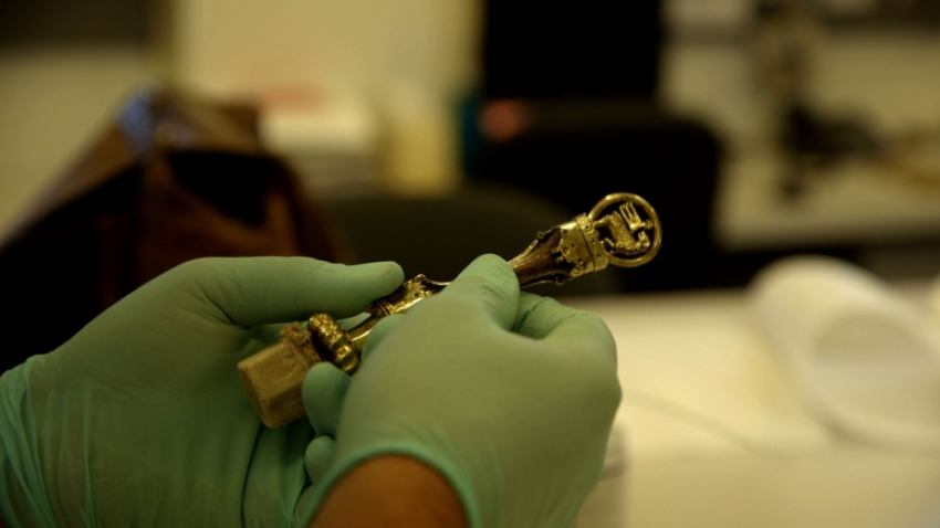 Bones of John the Baptist, a scene from CNN's 