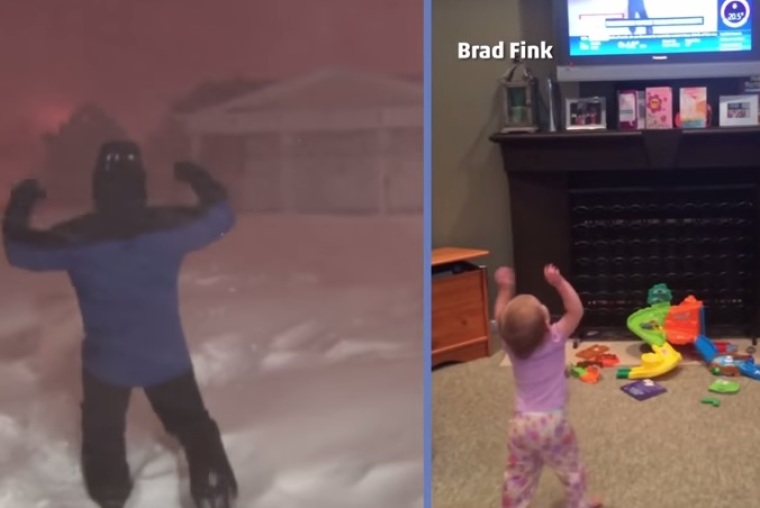 Toddler's Adorable Reaction to Jim's Excitement About Thundersnow