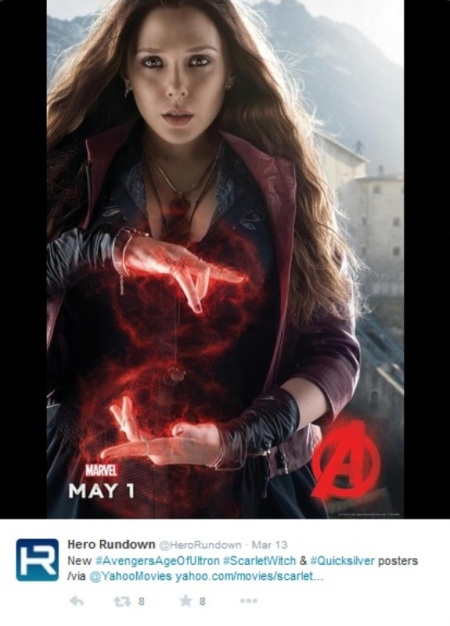 Avengers Age Of Ultron News Elizabeth Olson S Scarlet Witch Brings Record Breaking Views For Trailer The Christian Post