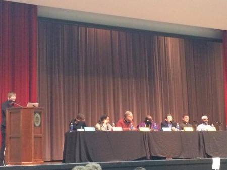 A panel on religion and sexuality held as part of the University of Tennessee's 2014 