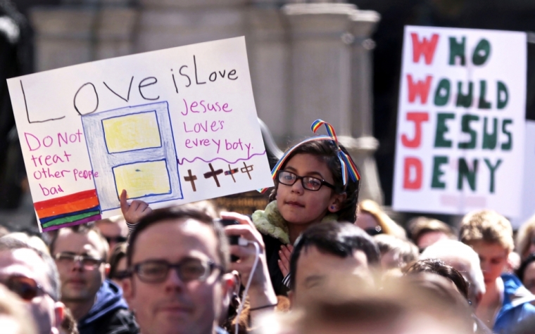 religious freedom demonstrators