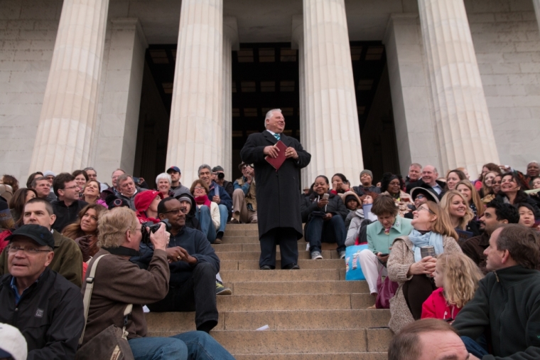Amos Dodge Capital Church Easter Sunrise Service