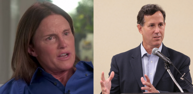Bruce Jenner, Rick Santorum