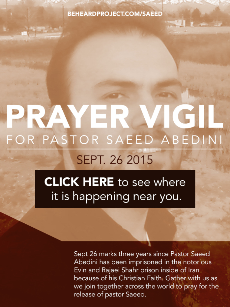 Prayer Vigil, Saeed Abedini