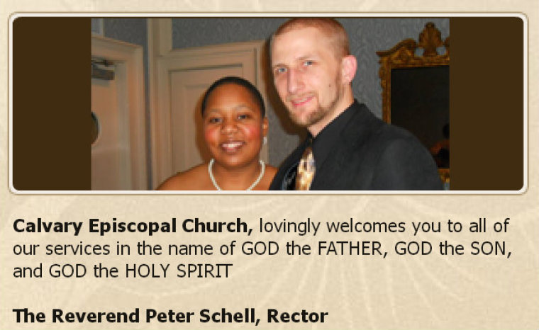 Peter and Rondesia Jarrett Schell serve at Calvary Episcopal Church.