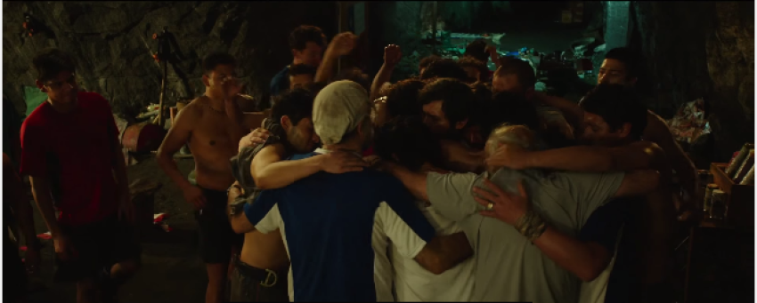 A screengrab from the trailer for "The 33," a new film based on the Chilean miners who were trapped underground in 2010.