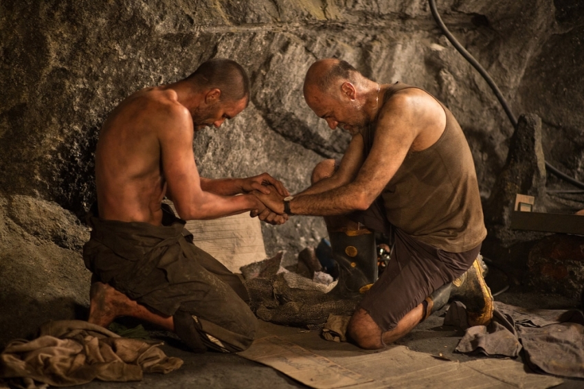 From Left: Juan Pablo Raba as Darío Segovia and Marco Treviño as José Henriquez in Alcon Entertainment's true-life drama 