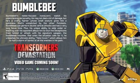 transformers devastation bumblebee
