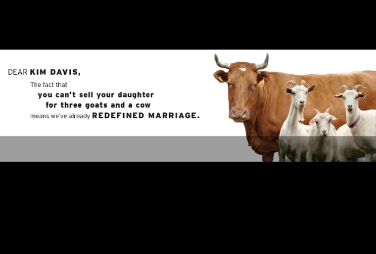 Planting Peace Billboard, Kim Davis
