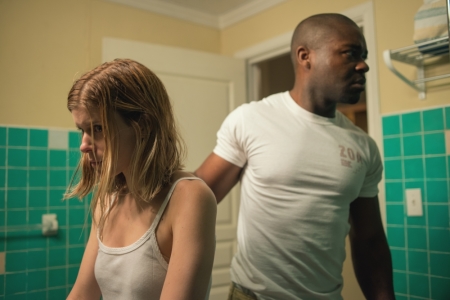 Kate Mara as Ashley Smith and David Oyelowo as Brian Nichols in "Captive."