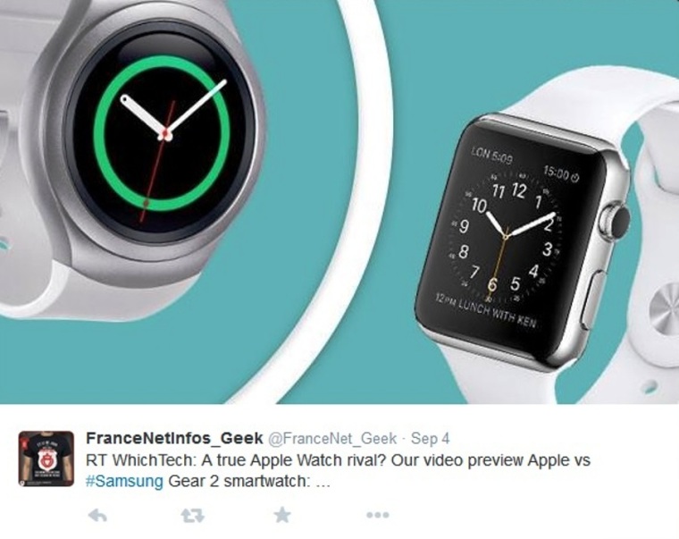 Apple Watch vs Samsung Gear S2